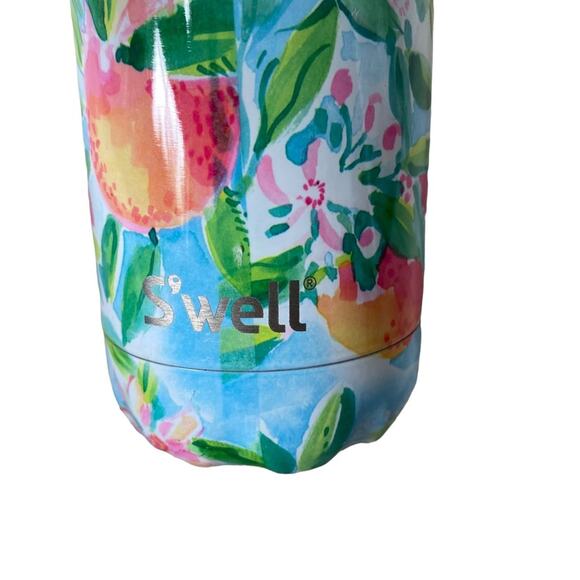 Lilly Pulitzer x Starbucks Swell Water Bottle Floral Pink Blue - Picture 4 of 4